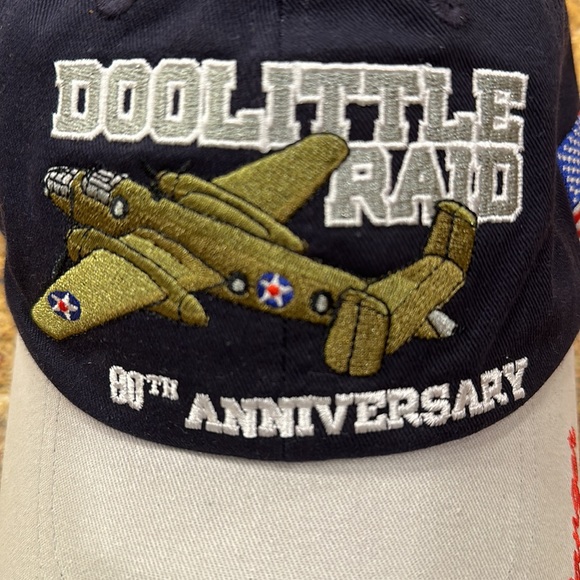 WORLD WAR II VETERANS COMMITTEE DOOLITTLE RAID 80th ANNIVERSARY BASEBALL CAP - Picture 2 of 6
